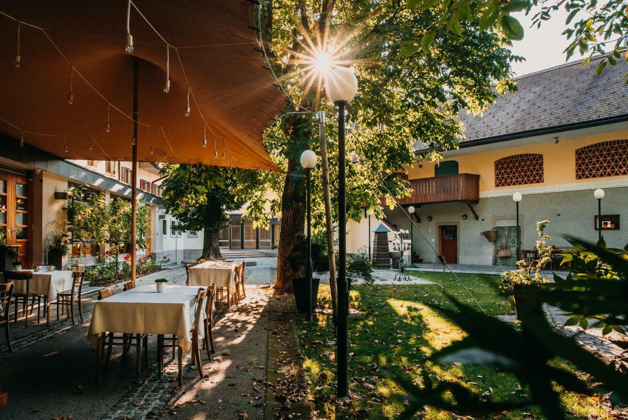 Hotel Dvor Jezersek Brnik Cerklje na Gorenjskem Dış mekan fotoğraf